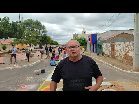 TAPETE CORPUS CHRISTI 200 METROS NAS RUAS DE VERDEJANTE PE.