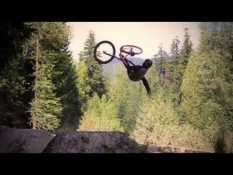 Phil McLean at the Whistler river jumps
