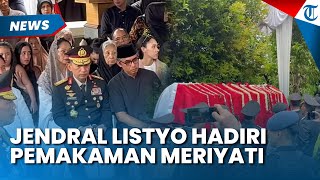 PENGHORMATAN TERAKHIR, Jendral Listyo Hadiri Pemakaman Istri Jendral Purn Hoegeng di Bogor