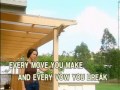 Sting Every breath you take karaoke 