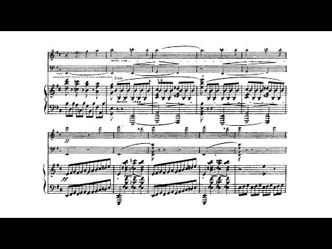 Franck - Piano Trio No. 3, op. 1 in B minor (Audio+Sheet) [Bekova]