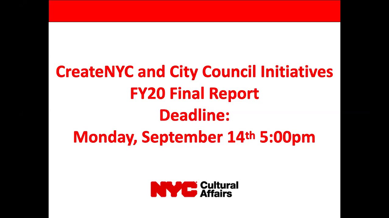 FY20 Initiative Final Report Webinar