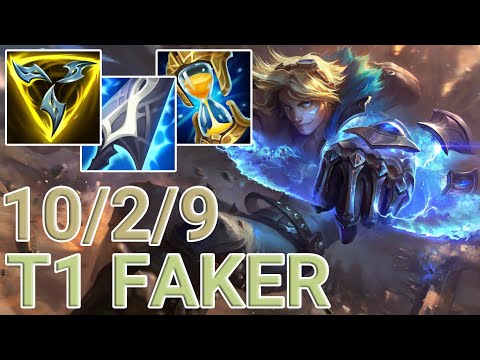 T1 Faker Ezreal Mid VS Syndra | KR GrandMaster Patch 13.11