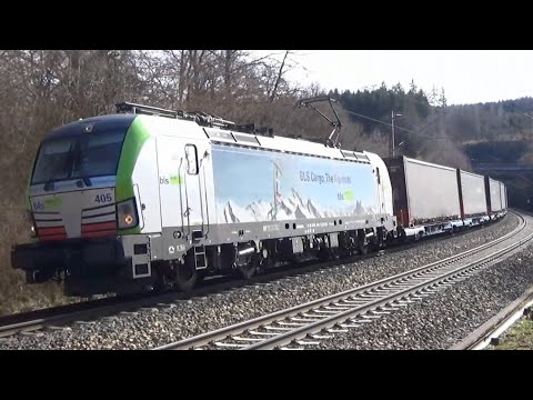 BLS Cargo 475 407 und 475 405 auf der Dillstrecke