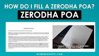 How to submit a POA FORM Zerodha? POA Zerodha | Complete Steps Explained | ENGLISH | Updated