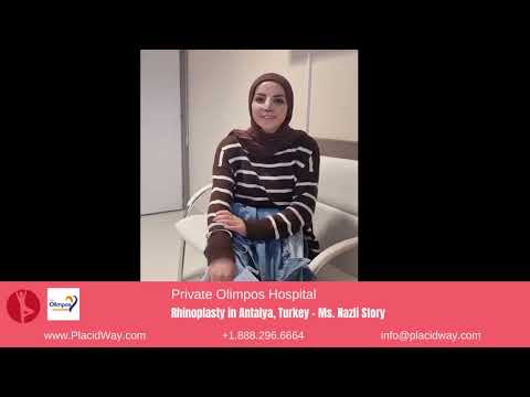 Ms. Nazli's Rhinoplasty Journey at Private Olimpos Hospital in Antalya, Turkey