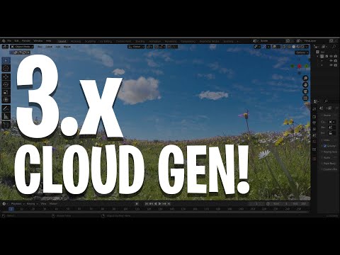 Blender 3.x - Volumetric Cloud Generator!