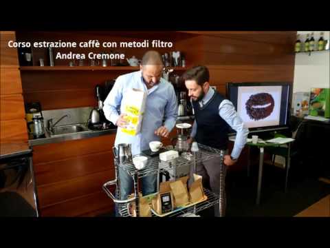 Andrea Cremone - corso estrazione caffè presso torrefazione Moka J-Enne