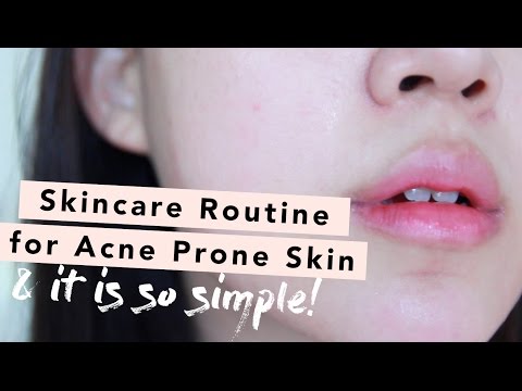 Skincare Routine Guide for Acne Prone Skin • How To Layer Active Ingredients & Oil Video