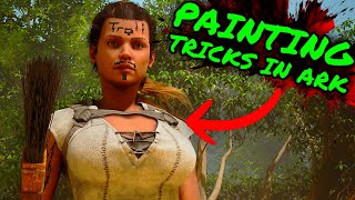 PAINTING Tricks In Ark Survival Ascended! How to Save, Copy, and Troll Using Paint!!!