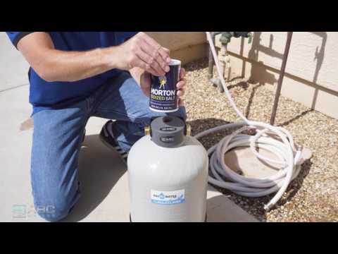 Portable Water Softener - Regeneration