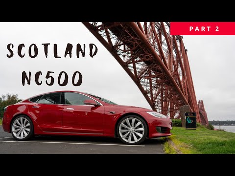 Scotland NC500 Electric Road Trip Part 2 - Edinburgh to Inverness in a Tesla