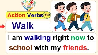Improve English: Action Verbs In English A2 Examples.