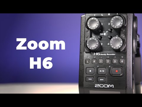 Zoom H6 Black Handy Audio Recorder