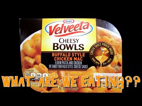 Velveeta Buffalo Style Chicken Mac Cheesy Bowl - WHAT...