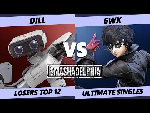 Smashadelphia 2019 SSBU - Ho3K | Dill (ROB) Vs. 6WX (Joker) Smash Ultimate Tournament Losers Top 12