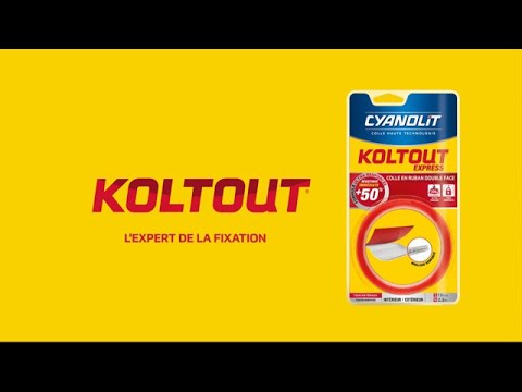 KOLTOUT L'EXPERT DE LA FIXATION, la colle en ruban double face N°1 du marché