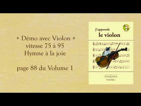 045 Démo vitesse 75 à 95 Hymne à la joie