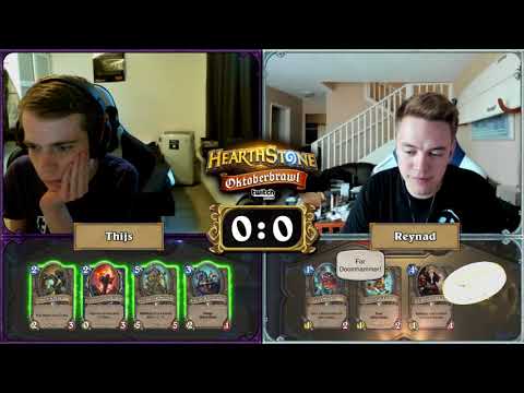 [Hearthstone]Thijs vs Reynad - Hearthstone Oktoberbrawl Week 2