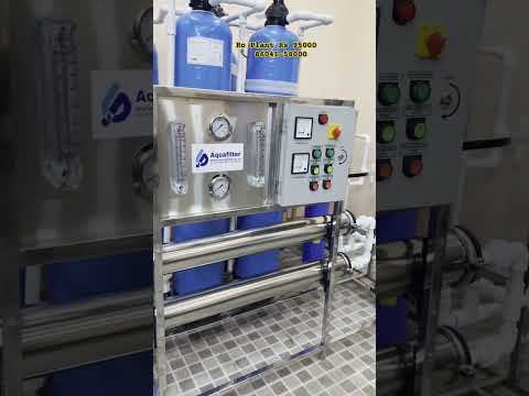 500 Lph Ro Plant Rs 95000, Call 86045-58300 #startup #roplant #Waterplant