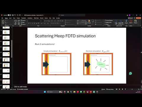 FDTD Simulations with Meep
