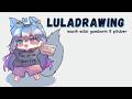 【 Luladrawing 】Part 2 9 vtuber in my style (style yg mana yah??)