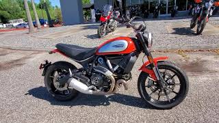 Ducati Scrambler 800 Icon Atomic Tangerine Bmw Motorcycles Of Jacksonville
