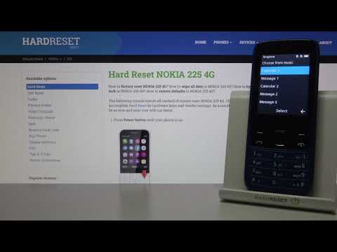 How to Find Message Alerts in NOKIA 225 4G - Sound Settings