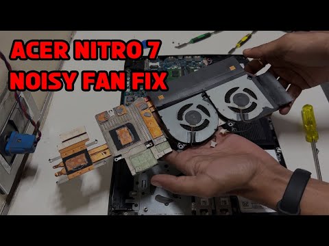 Acer Nitro 7 Noisy Fan Fix | AN715-51