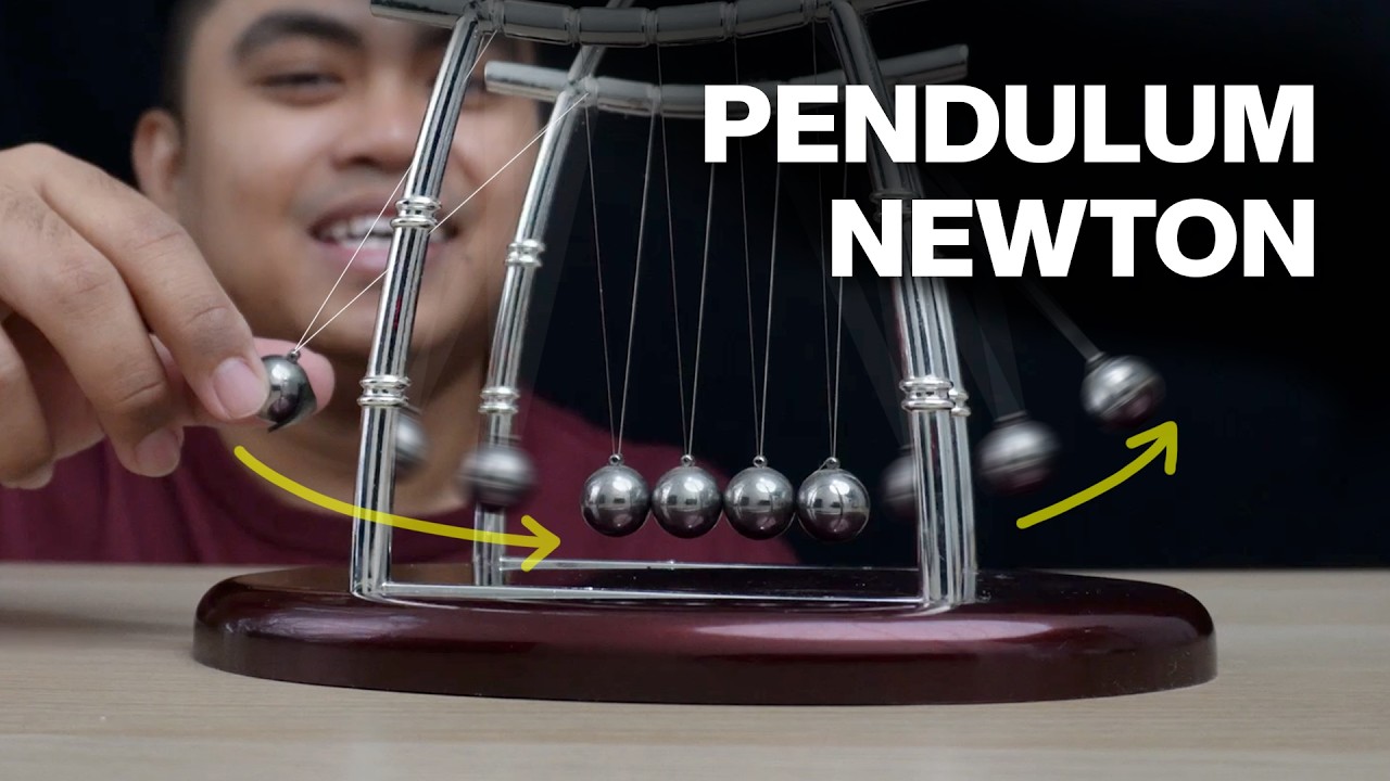 Mainan pendulum bola fisika ini sangat membingungkan. Mari kita buktikan.