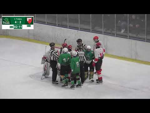 U-18 DP 4.2.2019 HK SŽ Olimpija - SKHL Crvena Zvezda, video povzetki s tekme