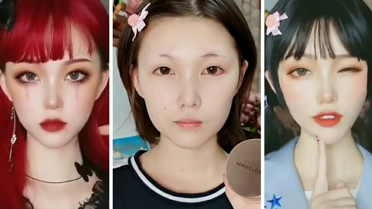 Anime Girl Makeup Transformation | Tiktok Makeup Compilation