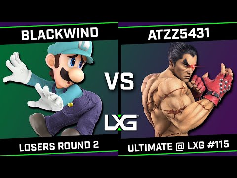 Blackwind (Luigi) vs Atzz5431 (Kazuya) - Smash Ultimate @ LXG 115