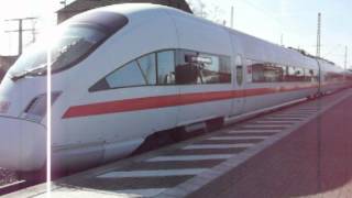 preview picture of video 'BR 411 592-9 (ICE-T) als ICE 1725 - Lutherstadt Wittenberg Hbf.'