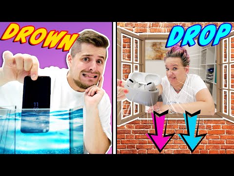 KEEP, DROP OR DROWN-CHALLENGE! Smartphone ins Wasser, fallen lassen oder behalten?
