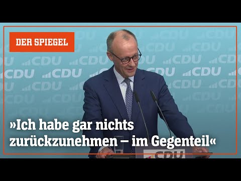 Friedrich Merz nach »Stadtbild«-Aussage | DER SPIEGEL