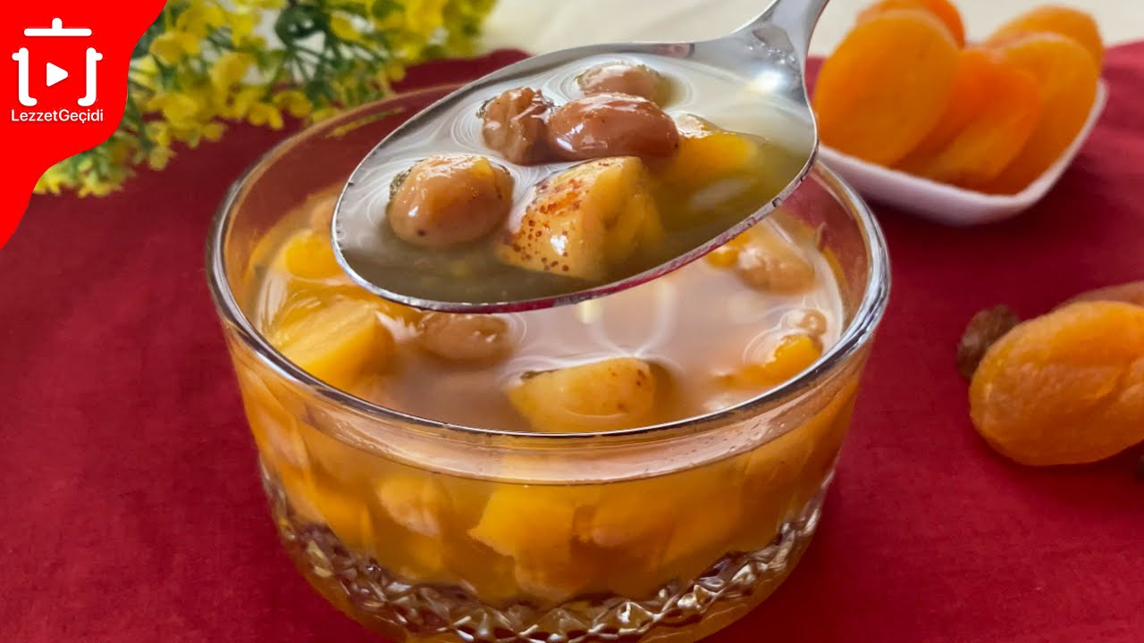 Kuru üzümlü kayısılı hoşafı tarifi , Komposto nasıl yapılır ? Yemek Tarifleri