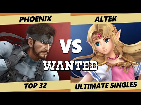Wanted S4 C2 Top 32 - Phoenix (Snake) Vs. ALtek (Zelda) SSBU Ultimate Tournament