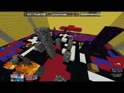 SkylarOVA vs WholeWheatOrange - Minecraft Finals - Shadow World 100