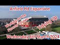 Anfield Rd expansion - Liverpool FC - 6th March 2024 - forever stones - snagging #ynwa