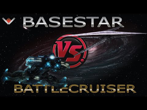 Cylon Basestar vs Terran Battlecruiser