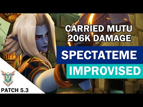 Carried Mutu 206K Damage SPECTATEME Saati Competitive (Master) IMPROVISED