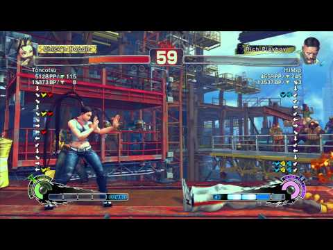 Toncotsu (Ibuki) vs HJMxp (Dudley) - SSF4 Arcade Edition Xbox Live Ranked Match