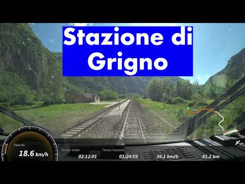 Cab ride linea della Valsugana- In treno da Trento a Bassano del Grappa