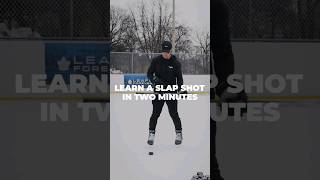 LEARN A SLAP SHOT IN 2 MINUTES #icehockey #hockeycoach