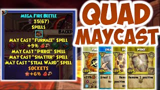 Wizard101: Cosmic Fire PVP | THE CRAZIEST MAYCAST PET EVER!!