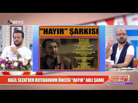 Halil Sezai'den referandum öncesi ''Hayır'' adlı şarkı