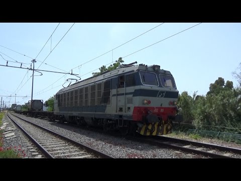 E652.003 sul TCS 57004 Pomezia - Gallarate, in partenza da Pomezia