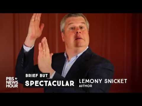How Lemony Snicket channels his bewilderment into words