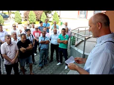 Naser Oric - mirni protesti u Kalesiji, 12.06.2015. (www.NKP.ba)